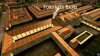 Animation of ancient Roman Fort in Caerleon Wales [upl. by Vivie846]