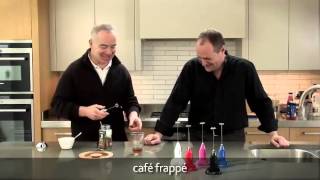 How to make a frappé coffee using an aerolatte milk frother [upl. by Almeda]