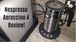 Nespresso Aeroccino 4 Milk Frother Review  Worth upgrading from the Aeroccino 3 [upl. by Alyce452]