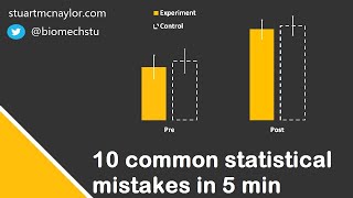 Ten Statistical Mistakes in 5 Min [upl. by Oakman]