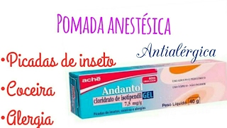 Resenha PomadaAndantol Gel [upl. by Eidnarb]