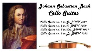 Johann Sebastian Bach  Cello suites in 432 Hz great for reading or studying [upl. by Nnahaid]