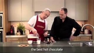 How to make a hot chocolate using an aerolatte milk frother [upl. by Nachison182]